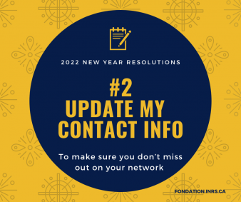 Resolution #2 • Update my contact information