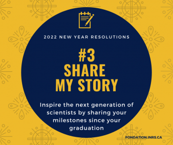 Resolution #3 • Share my story