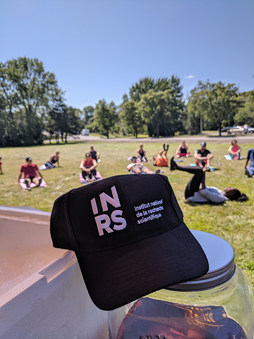 Une casquette de l’INRS.